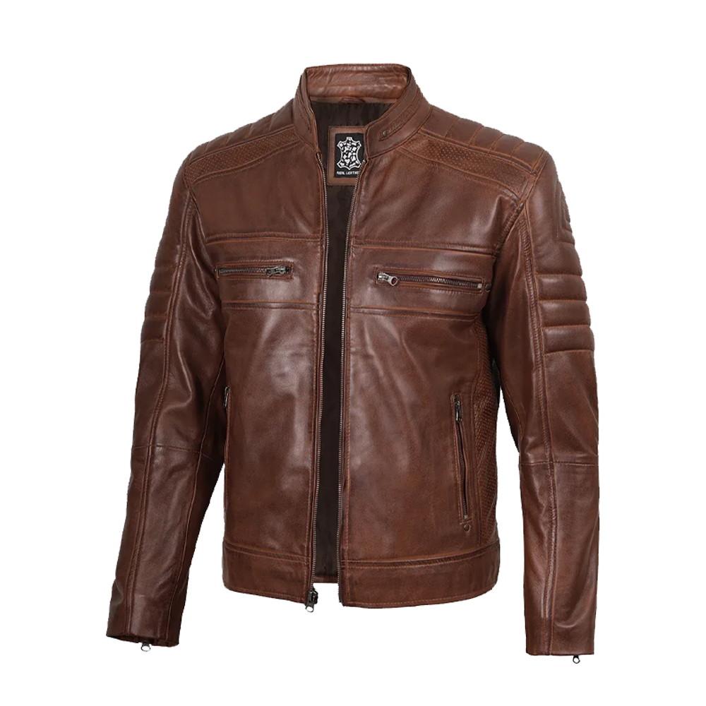 06 Men's Leather Jacket - Image 1