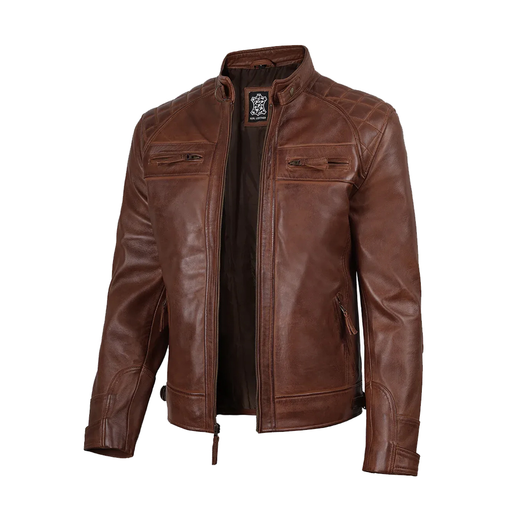 09 Men's Leather Jacket - Image 1