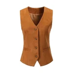 Women's Leather Vest