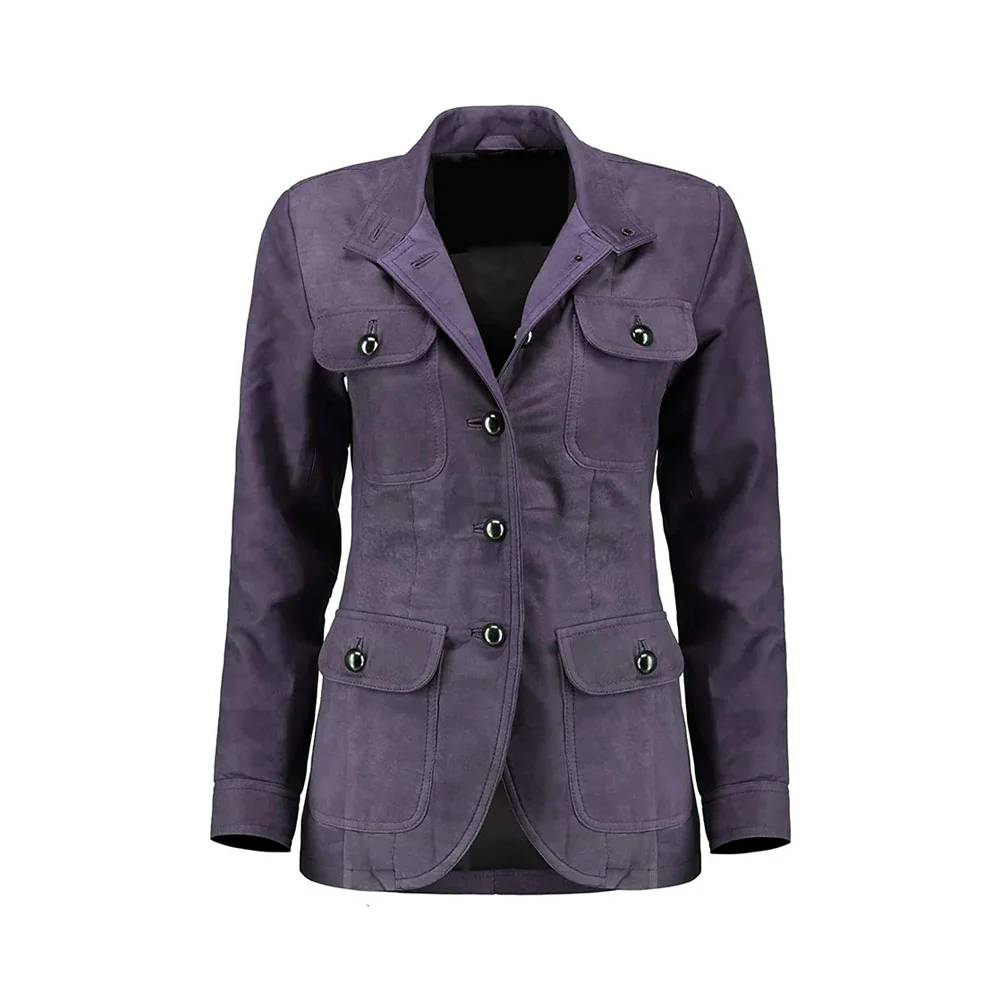 5 Women's Leather Coats - Image 1
