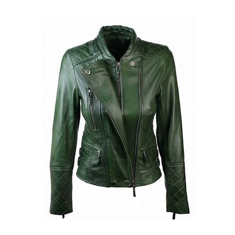 5 Women's Leather Jackets - Image 1