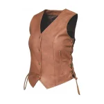 Women's Leather Vest